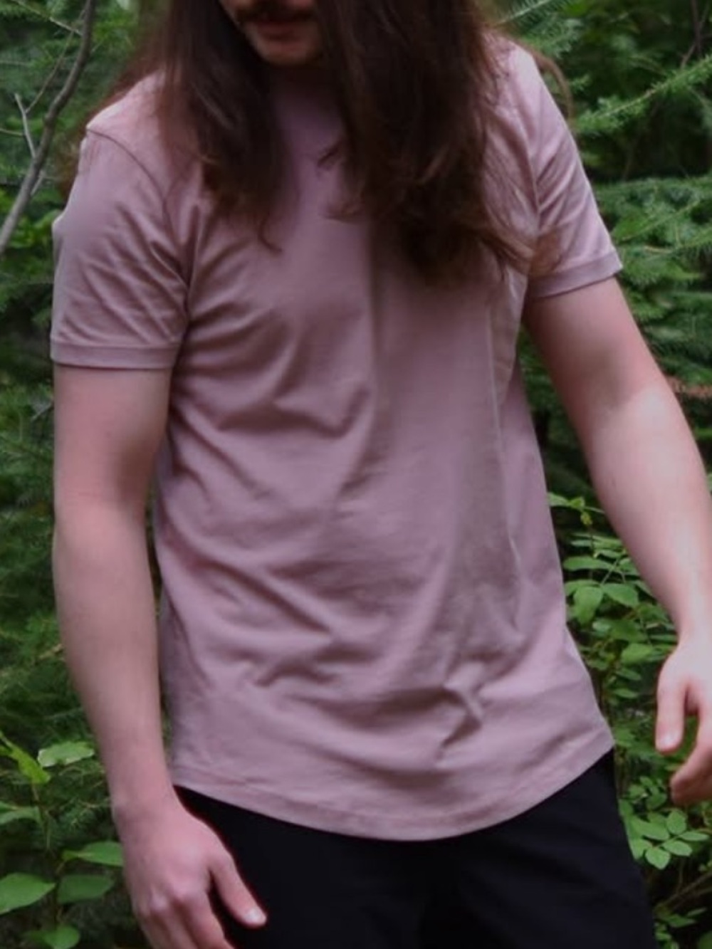 100% Pima Cotton Project Life NSB (Not So Basic) Tee in Woodrose